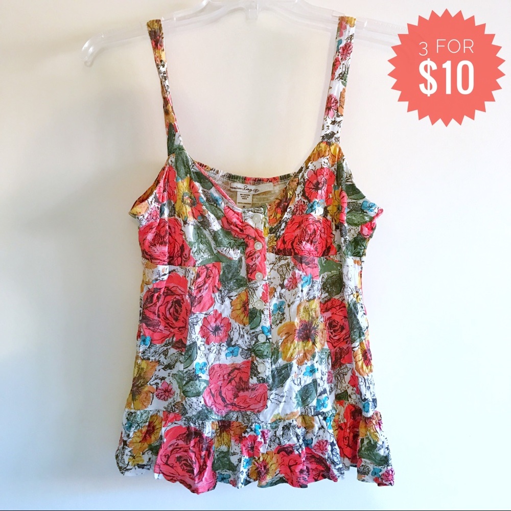 ✨ American Rag Floral Tank
